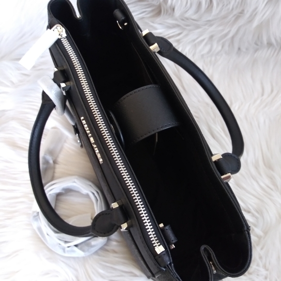 NWT MICHAEL KORS GIBSON LEATHER LARGE SATCHEL PURS - Picture 3 of 9